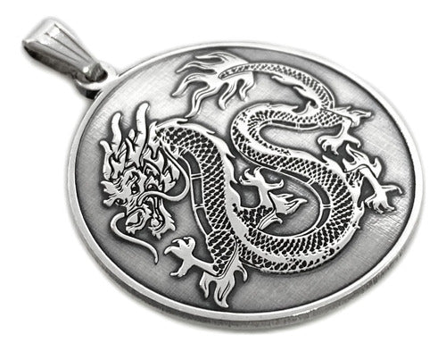 Chinese Dragon 925 Silver Pendant 1
