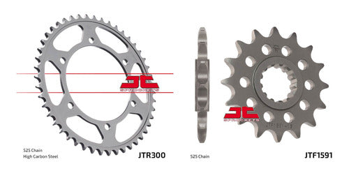 JT Corona Y Piñon Yamaha Tdm 900 525 - 42/16 0