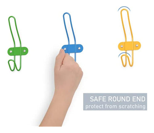 Tibres - Wall Hooks for Kids for Boys and Girls 3