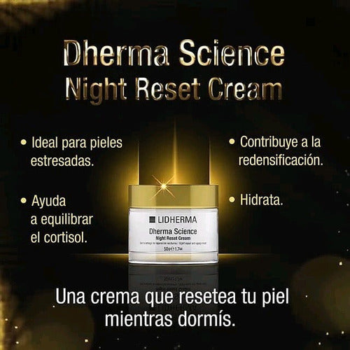 Dherma Science Kit Firming Cream + Oil + Ampoules Lidherma 6
