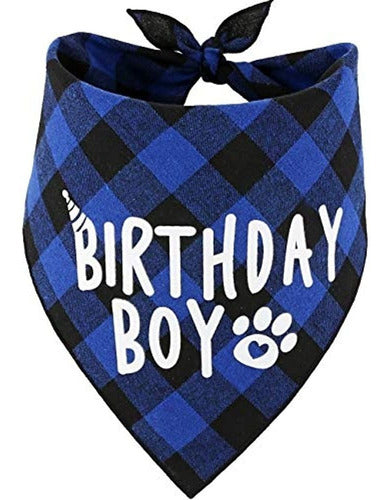 Jpb Perro Cumpleaños Niño Bandana 0