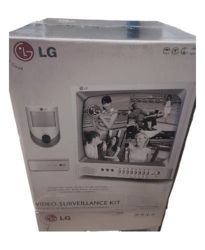 LG® LSP-M1012C Video Surveillance Kit with 12-Inch B/W Monitor 0