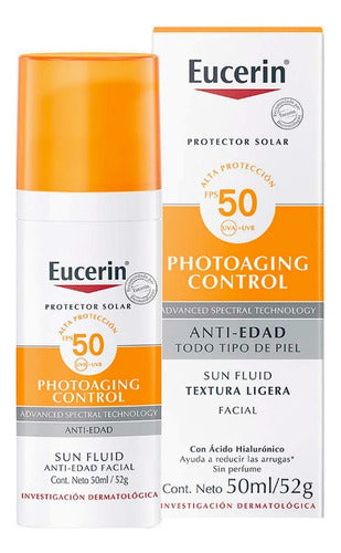 Protector Solar Facial Eucerin Antiedad Fps 50 X 50ml 0