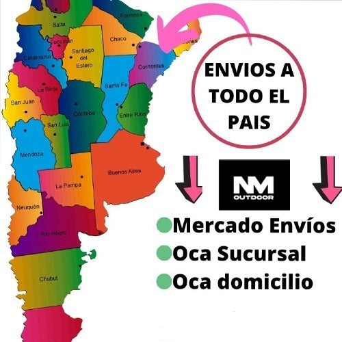 Nuevo Milenio Remera C/ Capucha Pesca Nuevo Milenio Mod. Surubi Argentina 2