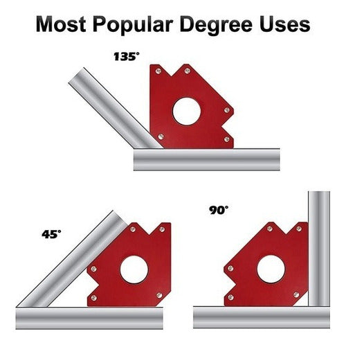 Escuadra Magnetica Para Soldar 34.5 Kg 5 Angulos Profesional 2