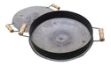 RM Churrasqueras Original Plow Disc Paella Pan Ø50/54 with Double-Sided Lid 0