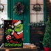 Decoracion Navideña Bandera Grinch Doble Cara 30x45 Cm 2