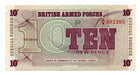 Inglaterra Gran Bretaña Billete 10 New Pence Fuerzas Armadas 0