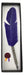 Metallic Silver Pen Holder with Sepia Arte Verdi Violet Goose Feather Pen 0