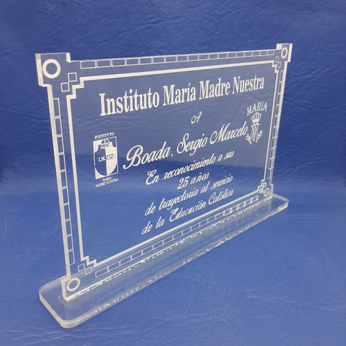 Laser Disor Personalized Acrylic Awards X10 - Club - Dance - Company 2