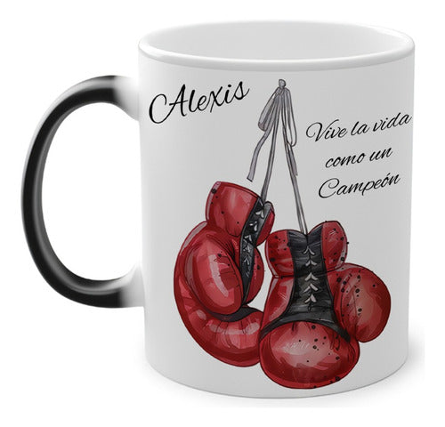 Espacio Mugs Personalized Magic Mug for Boxer - Gift for Friend 0