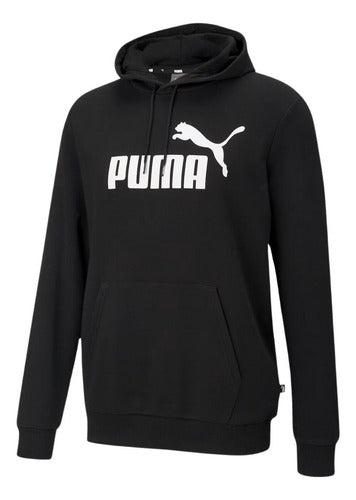 Puma Ess Big Logo Hoodie Tr Black for Men 0