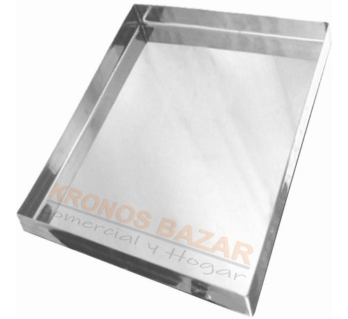 Kronos 40x30x2 Stainless Steel Baking Tray for Pastries and Breads - Nationwide Shipping 0