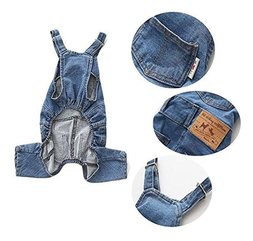 PetBoBo Pet Jean Overalls Clothes P 1