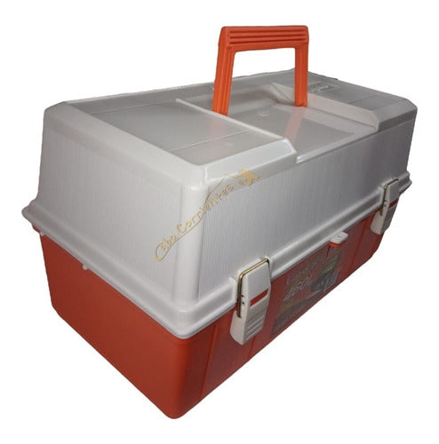 Mauri Fishing Organizer Box 460 L 2 Foldable Trays 4