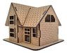 3D Wooden Puzzle House Roof Tiles Wood Building Kit WA00120 2