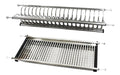 BRZ 60 Cm Stainless Steel Plate Rack for Cabinet Module 0