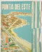 Punta Del Este, Plano Guía, 1975, 8 Pag, Cfz2 0