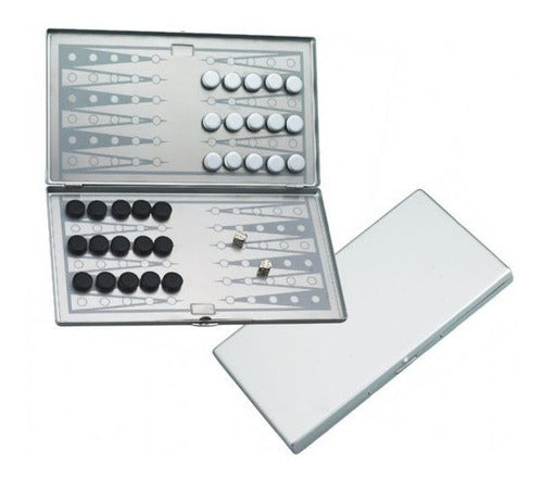 Aluminum Magnetic Backgammon - Father's Day Corporate Gift 1