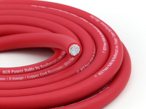 Knukonceptz Kca Rojo Verdadero Awg Calibre 1/0 Cable Cable D 0