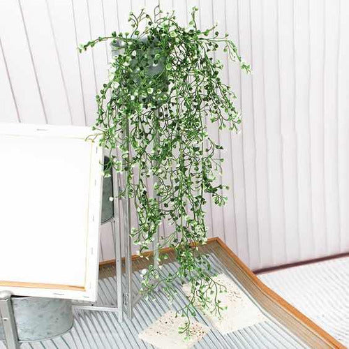 HYF Hanging Vertical Garden Plant with Artificial Bell Flowers 0