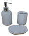 Baby Set De Baño X3 Piezas Cerámica Dispenser Jabonera 0