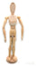 ERIKANA Wooden Mannequin Female Figure 30cm Articulated 5