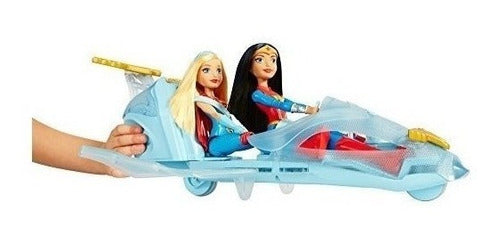 Mattel DC Super Hero Girls Wonder Woman Doll and Invisible Jet 3