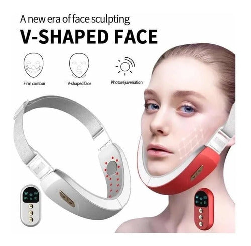 V Four Masajeador Fototerapia Ems Reafirmante Piel Facial V Face 2