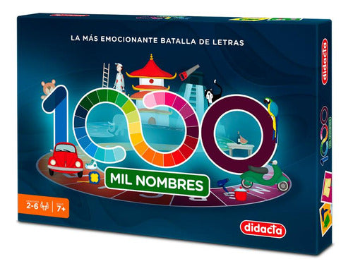 Didacta Juego De Mesa Didacta 1000 Nombres Batalla De Letras 0