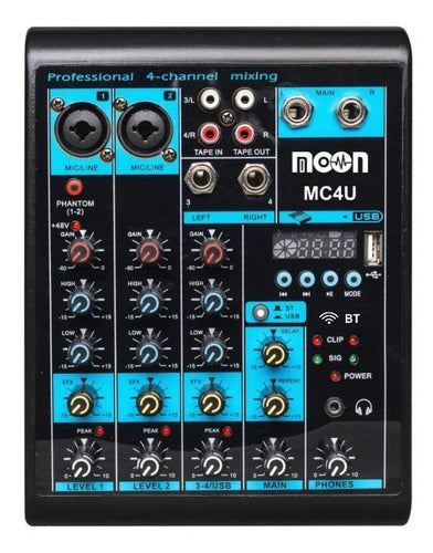 Mixer Moon Mc4u 4 Canales Wireless Cuo 0