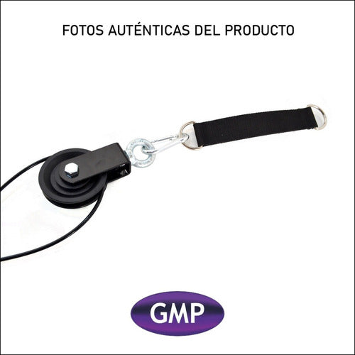 GMP Polea Alta Gimnasio Soporte + Cable + Barra Gym Colgar 5