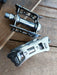 Vintage Bicycle Pedals Antique Route Racing Retro Chrome 4