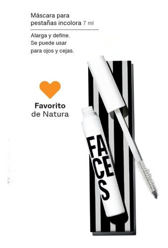 Incolora Eye and Eyebrow Mascara Faces Natura Vegan 3