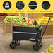 ROSONG Foldable Cart with Wheels for Beach, Camping, and Shopping 2