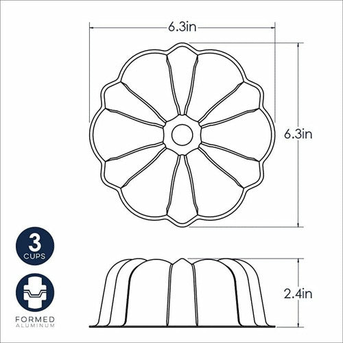 Nordic Ware Formed Bundt Pan, Mint 4