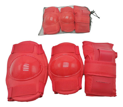 Citykids Set De Protecciones Rojo Ik0303 0