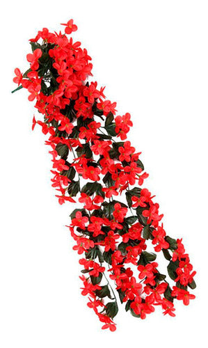 Artificial Vine Flower Strips 5 Strips 2m Each 3