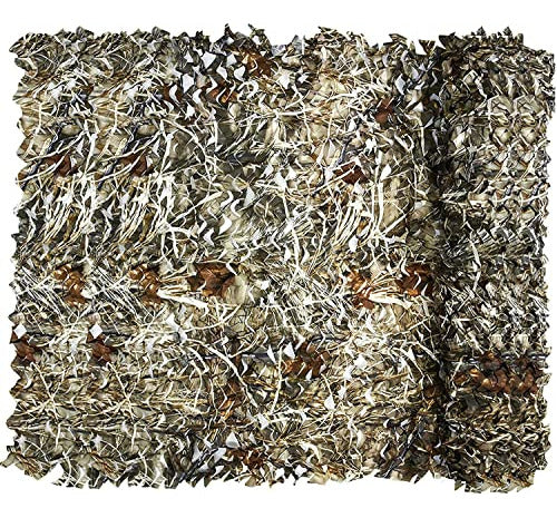 Iunio Camo Netting Camouflage Net for Hunting Deco Camping 3x3m - Dry Grass 0