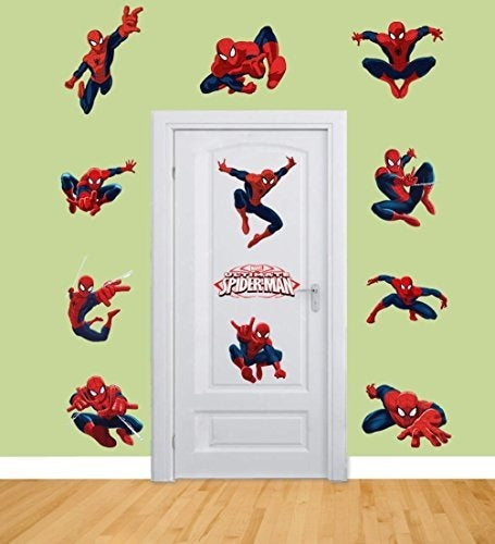 Spiderman Sticker Pack Para Decorar La Pared De La Habitacir 1