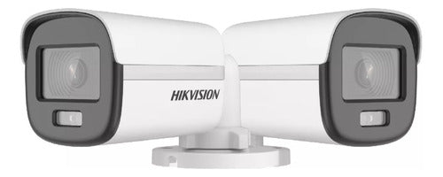 Kit X2 Camaras De Seguridad Full Hd Vision Colorvu Hikvision 0