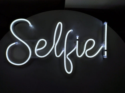 LED Neon Selfie Sign 2