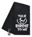 Hafhue Talk Birdie To Me Funny Golf Towel, Golf Gifts For Me 0