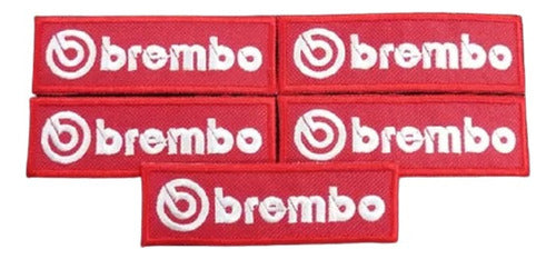 Brembo Embroidered Patches 10 X 3.2 Cms 0