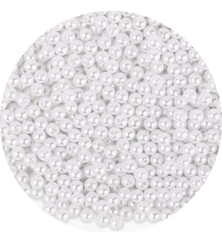 MILANA.UY Plastic Pearls Beads for Bijou Bracelets | 10 Grams Bag 0