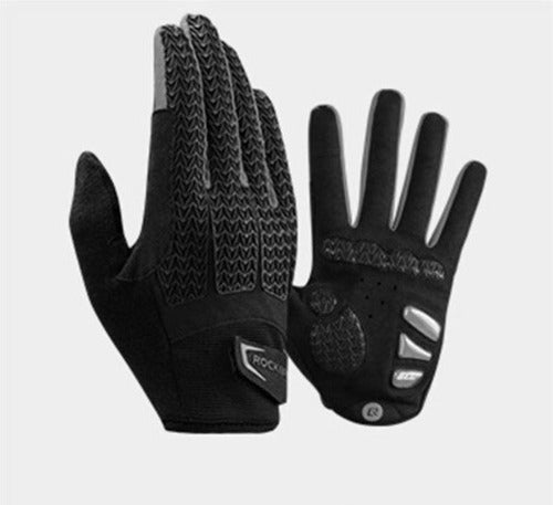 Rockbros Long Finger Gel Gloves - MTB, Gym, Moto - Imported 2