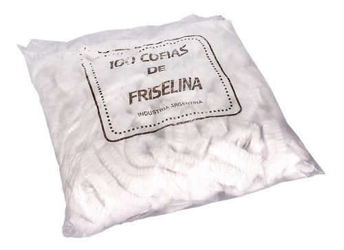 Plásticos Estrada Disposable Friselina Caps - Pack of 100 Units 1