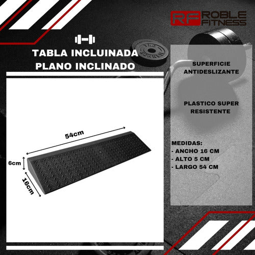 Tabla Inclinada Plano Inclinado Gemelos Elongacion Kinesio 1