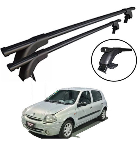 Iael Renault Clio 5 Doors Old Line Roof Rack Bars Kit 0