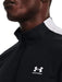 Under Armour Men's Tricot Fashion Jacket 1373791-001/Black and Grey 2